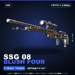 SSG 08 | Blush Pour | Прямо с завода · Скин Counter-Strike 2