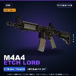 StatTrak™ M4A4 | Etch Lord | Поношенное · Скин Counter-Strike 2