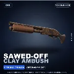 Sawed-Off | Clay Ambush | Поношенное · Скин Counter-Strike 2
