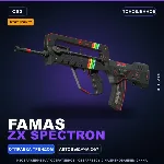 StatTrak™ FAMAS | ZX Spectron | Поношенное · Скин Counter-Strike 2