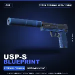 USP-S | Blueprint | После полевых испытаний · Скин Counter-Strike 2