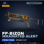 Сувенирный PP-Bizon | Irradiated Alert | Немного поношенное · Скин Counter-Strike 2