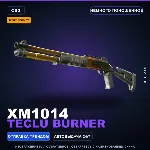 StatTrak™ XM1014 | Teclu Burner | Немного поношенное · Скин Counter-Strike 2