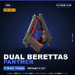 StatTrak™ Dual Berettas | Panther | Поношенное · Скин Counter-Strike 2