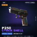 StatTrak™ P250 | Cyber Shell | Прямо с завода · Скин Counter-Strike 2 - irongamers.ru