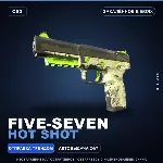 Five-SeveN | Hot Shot | Закалённое в боях · Скин Counter-Strike 2