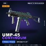 StatTrak™ UMP-45 | Continuum | Немного поношенное · Скин Counter-Strike 2