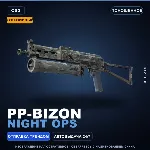 Сувенирный PP-Bizon | Night Ops | Поношенное · Скин Counter-Strike 2