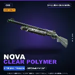 StatTrak™ Nova | Clear Polymer | Закалённое в боях · Скин Counter-Strike 2