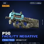 Сувенирный P90 | Facility Negative | Прямо с завода · Скин Counter-Strike 2