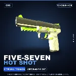 Five-SeveN | Hot Shot | Поношенное · Скин Counter-Strike 2