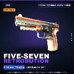 StatTrak™ Five-SeveN | Retrobution | После полевых испытаний · Скин Counter-Strike 2
