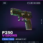 P250 | Visions | Закалённое в боях · Скин Counter-Strike 2