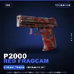 P2000 | Red FragCam | Поношенное · Скин Counter-Strike 2