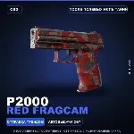 P2000 | Red FragCam | После полевых испытаний · Скин Counter-Strike 2