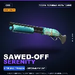 StatTrak™ Sawed-Off | Serenity | После полевых испытаний · Скин Counter-Strike 2