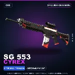 SG 553 | Cyrex | Закалённое в боях · Скин Counter-Strike 2