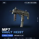 MP7 | Vault Heist | Закалённое в боях · Скин Counter-Strike 2