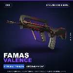FAMAS | Valence | Закалённое в боях · Скин Counter-Strike 2