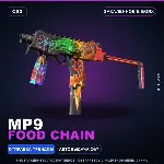 MP9 | Food Chain | Закалённое в боях · Скин Counter-Strike 2