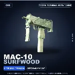 MAC-10 | Surfwood | После полевых испытаний · Скин Counter-Strike 2