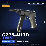 StatTrak™ CZ75-Auto | Twist | Немного поношенное · Скин Counter-Strike 2