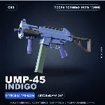 UMP-45 | Indigo | После полевых испытаний · Скин Counter-Strike 2