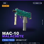 StatTrak™ MAC-10 | Malachite | Поношенное · Скин Counter-Strike 2