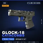 StatTrak™ Glock-18 | Catacombs | Закалённое в боях · Скин Counter-Strike 2