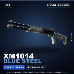 XM1014 | Blue Steel | Закалённое в боях · Скин Counter-Strike 2