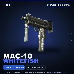 MAC-10 | Whitefish | Закалённое в боях · Скин Counter-Strike 2