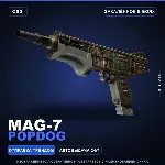 MAG-7 | Popdog | Закалённое в боях · Скин Counter-Strike 2
