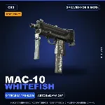 StatTrak™ MAC-10 | Whitefish | Закалённое в боях · Скин Counter-Strike 2