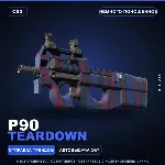 P90 | Teardown | Немного поношенное · Скин Counter-Strike 2