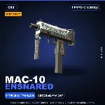 StatTrak™ MAC-10 | Ensnared | Прямо с завода · Скин Counter-Strike 2