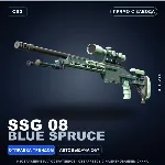 SSG 08 | Blue Spruce | Прямо с завода · Скин Counter-Strike 2