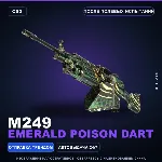M249 | Emerald Poison Dart | После полевых испытаний · Скин Counter-Strike 2