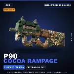 StatTrak™ P90 | Cocoa Rampage | Немного поношенное · Скин Counter-Strike 2