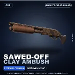 Sawed-Off | Clay Ambush | Немного поношенное · Скин Counter-Strike 2