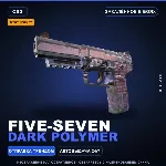 StatTrak™ Five-SeveN | Dark Polymer | Закалённое в боях · Скин Counter-Strike 2