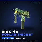 MAC-10 | Poplar Thicket | Поношенное · Скин Counter-Strike 2