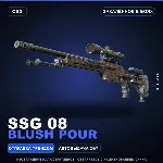 SSG 08 | Blush Pour | Закалённое в боях · Скин Counter-Strike 2