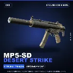 MP5-SD | Desert Strike | Закалённое в боях · Скин Counter-Strike 2