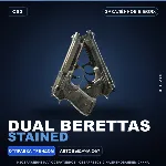Dual Berettas | Stained | Закалённое в боях · Скин Counter-Strike 2
