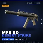 StatTrak™ MP5-SD | Desert Strike | Закалённое в боях · Скин Counter-Strike 2