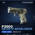 P2000 | Granite Marbleized | Закалённое в боях · Скин Counter-Strike 2