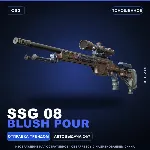 SSG 08 | Blush Pour | Поношенное · Скин Counter-Strike 2