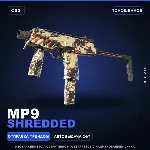 MP9 | Shredded | Поношенное · Скин Counter-Strike 2