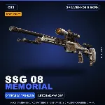 StatTrak™ SSG 08 | Memorial | Закалённое в боях · Скин Counter-Strike 2