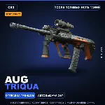 StatTrak™ AUG | Triqua | После полевых испытаний · Скин Counter-Strike 2